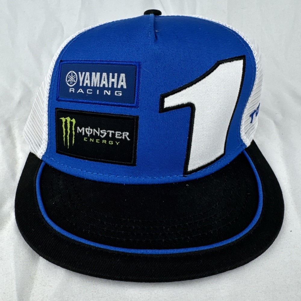 Monster Energy Supercross SnapBack Hat Yamaha Racing Eli Tomac #1 NWT 2023